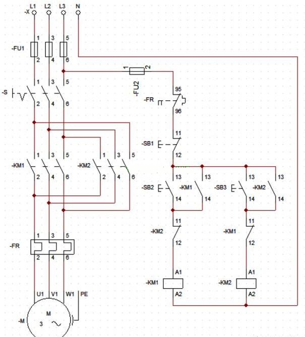 電工證報(bào)考條件-三相交流電動(dòng)機(jī)正反轉(zhuǎn)互鎖電路的分析